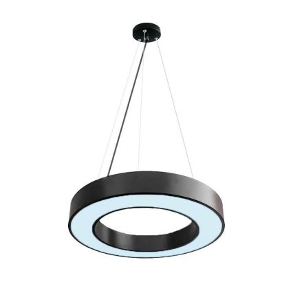 LED ljusreglerad ljuskrona på textilsladd LED/45W/230V 3000-6500K svart + fjärrkontroll