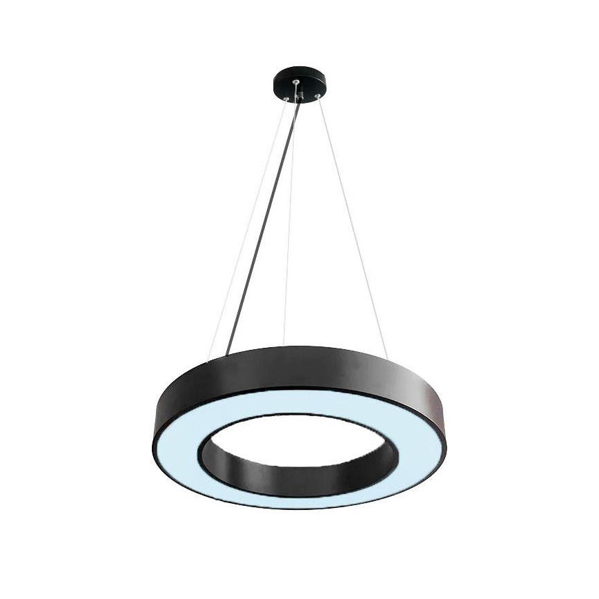 LED ljusreglerad ljuskrona på textilsladd LED/45W/230V 3000-6500K svart + fjärrkontroll