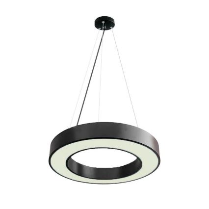 LED ljusreglerad ljuskrona på textilsladd LED/45W/230V 3000-6500K svart + fjärrkontroll