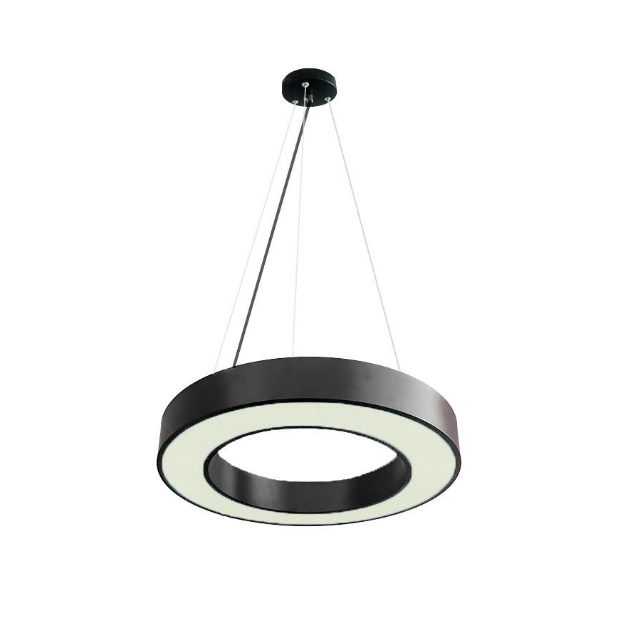 LED ljusreglerad ljuskrona på textilsladd LED/45W/230V 3000-6500K svart + fjärrkontroll