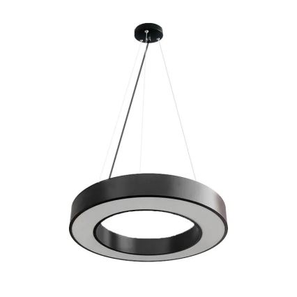 LED ljusreglerad ljuskrona på textilsladd LED/45W/230V 3000-6500K svart + fjärrkontroll