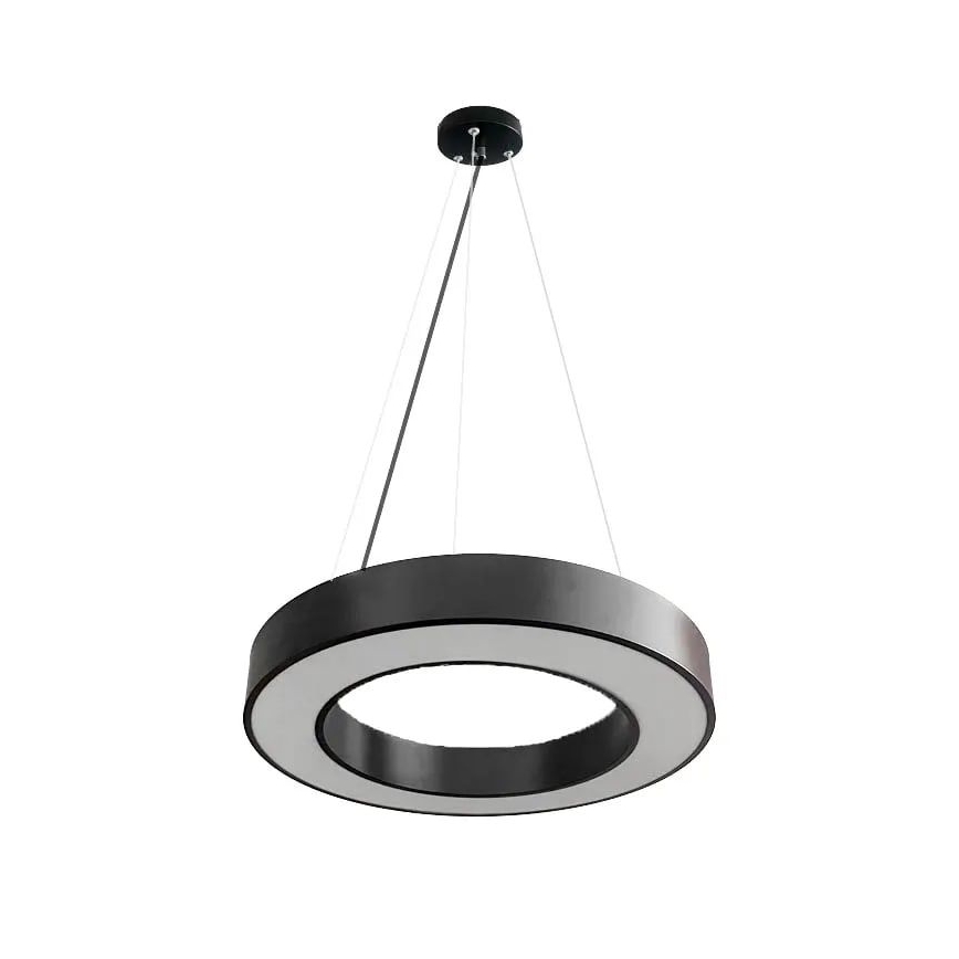LED ljusreglerad ljuskrona på textilsladd LED/45W/230V 3000-6500K svart + fjärrkontroll