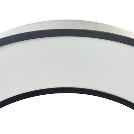 LED ljusreglerad ljuskrona på textilsladd LED/45W/230V 3000-6500K svart + fjärrkontroll