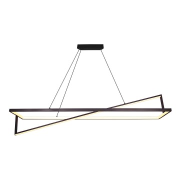 LED ljusreglerad ljuskrona på textilsladd LED/45W/230V 3000K 114 cm svart