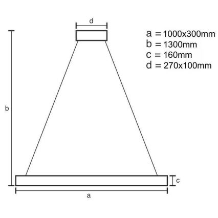 LED ljusreglerad ljuskrona på textilsladd LED/50W/230V 3000-6500K guld + fjärrkontroll