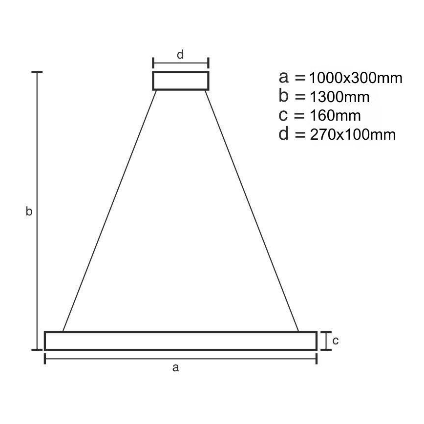 LED ljusreglerad ljuskrona på textilsladd LED/50W/230V 3000-6500K guld + fjärrkontroll