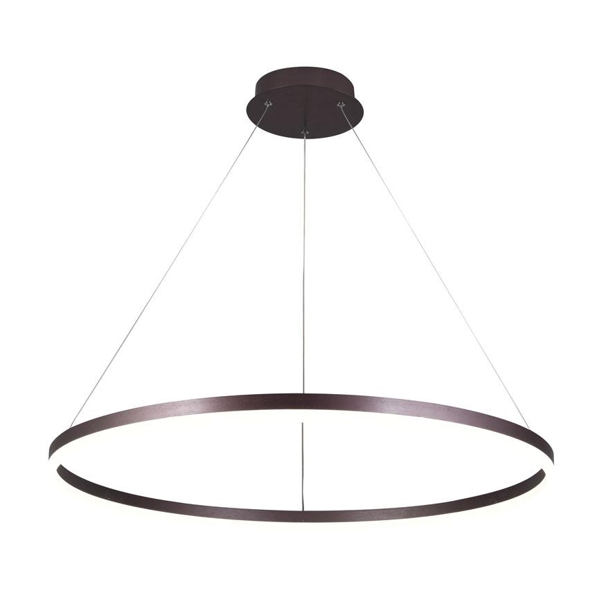 LED ljusreglerad ljuskrona på textilsladd LED/55W/230V 3000-6500K diameter 80 cm + fjärrkontroll