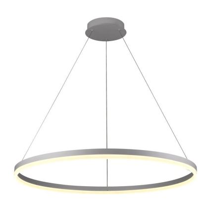 LED ljusreglerad ljuskrona på textilsladd LED/55W/230V 3000-6500K diameter 80 cm + fjärrkontroll