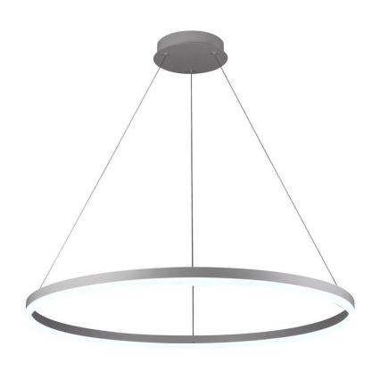 LED ljusreglerad ljuskrona på textilsladd LED/55W/230V 3000-6500K diameter 80 cm + fjärrkontroll