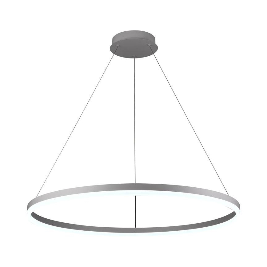 LED ljusreglerad ljuskrona på textilsladd LED/55W/230V 3000-6500K diameter 80 cm + fjärrkontroll