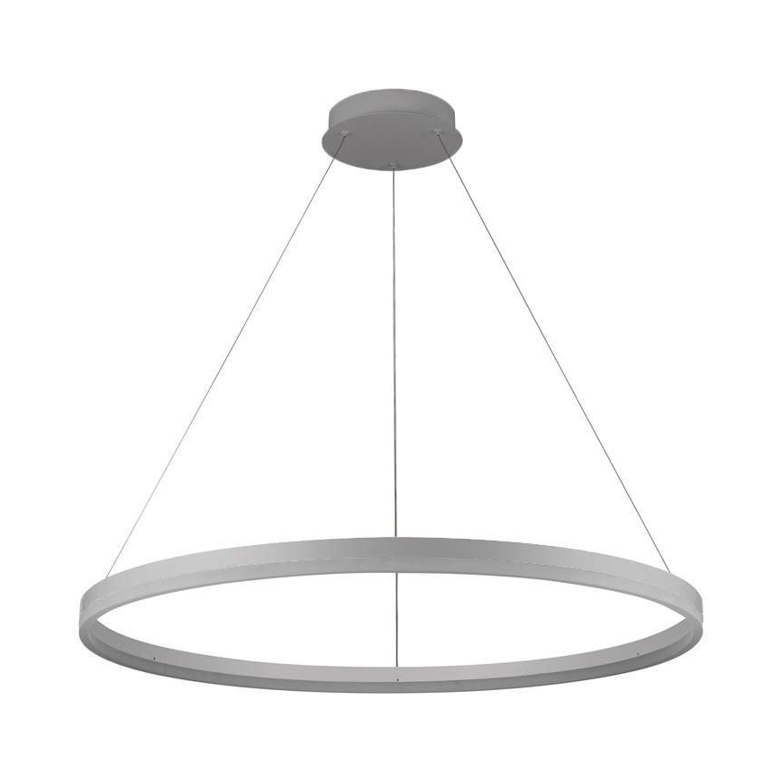 LED ljusreglerad ljuskrona på textilsladd LED/55W/230V 3000-6500K diameter 80 cm + fjärrkontroll