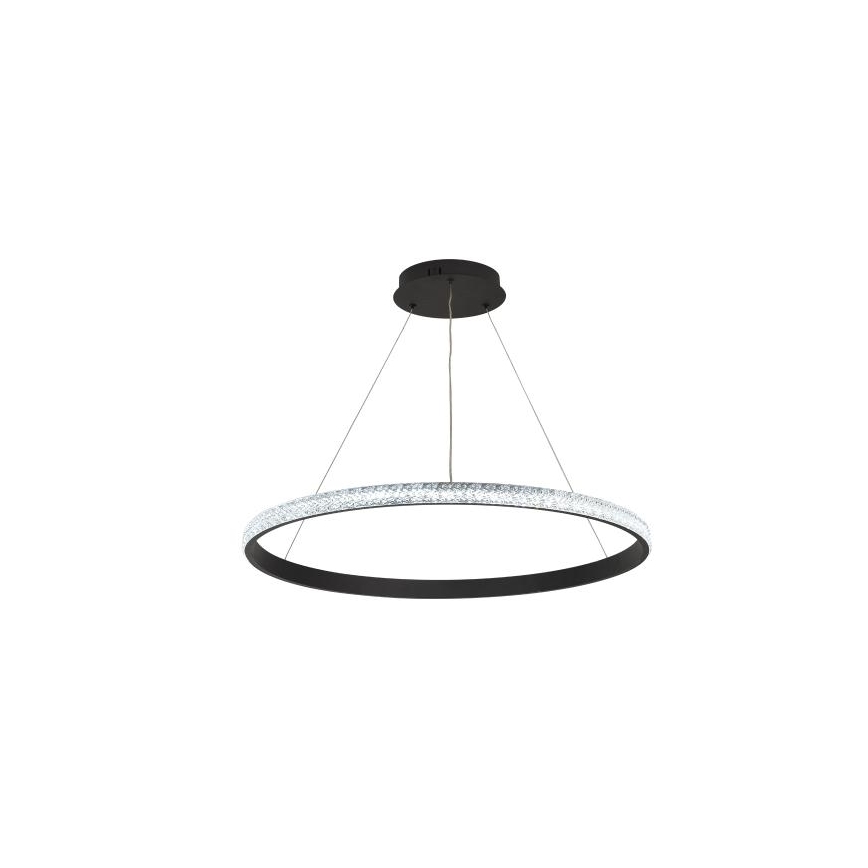 LED ljusreglerad ljuskrona på textilsladd LED/55W/230V 3000-6500K + fjärrkontroll