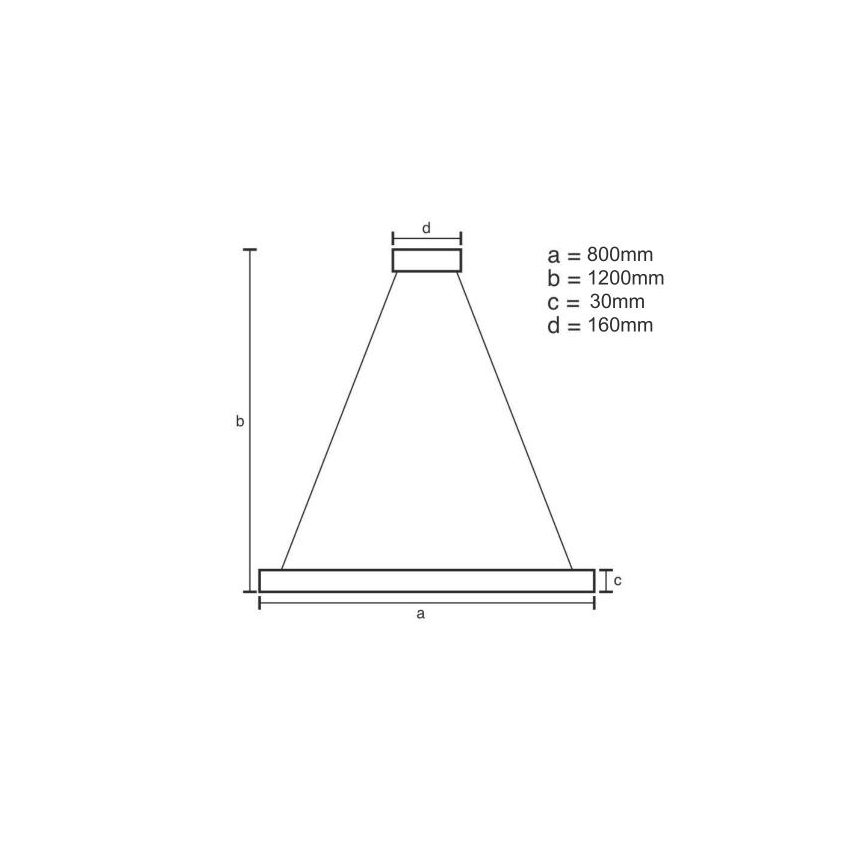 LED ljusreglerad ljuskrona på textilsladd LED/55W/230V 3000-6500K + fjärrkontroll