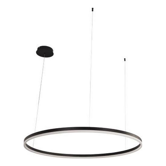 LED ljusreglerad ljuskrona på textilsladd LED/55W/230V 3000-6500K + fjärrkontroll