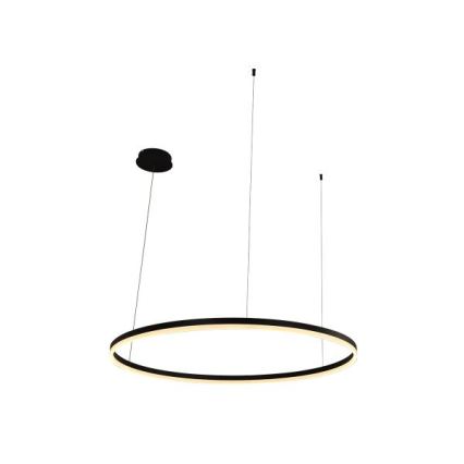 LED ljusreglerad ljuskrona på textilsladd LED/55W/230V 3000-6500K + fjärrkontroll