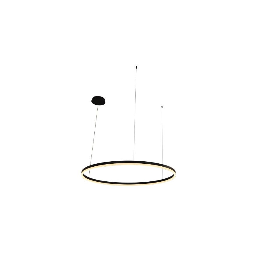 LED ljusreglerad ljuskrona på textilsladd LED/55W/230V 3000-6500K + fjärrkontroll