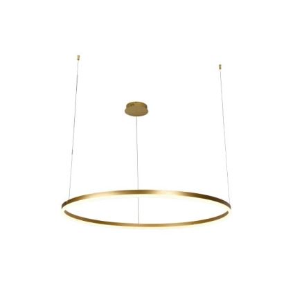 LED ljusreglerad ljuskrona på textilsladd LED/55W/230V 3000-6500K diameter 80 cm + fjärrkontroll