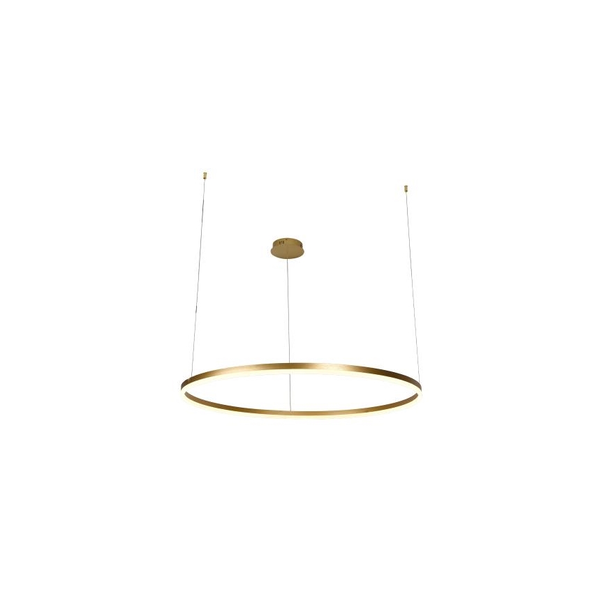LED ljusreglerad ljuskrona på textilsladd LED/55W/230V 3000-6500K diameter 80 cm + fjärrkontroll