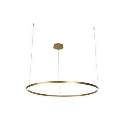 LED ljusreglerad ljuskrona på textilsladd LED/55W/230V 3000-6500K diameter 80 cm + fjärrkontroll
