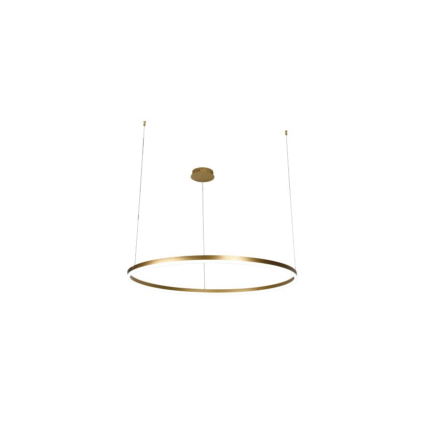 LED ljusreglerad ljuskrona på textilsladd LED/55W/230V 3000-6500K diameter 80 cm + fjärrkontroll