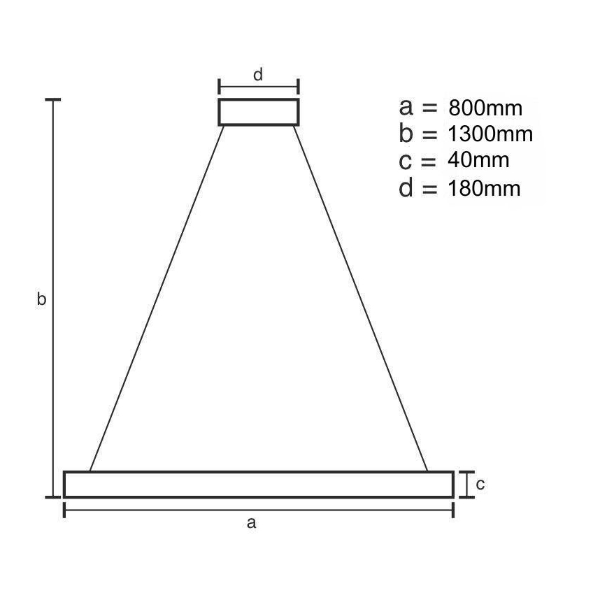LED ljusreglerad ljuskrona på textilsladd LED/55W/230V 3000-6500K guld + fjärrkontroll