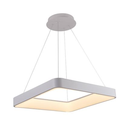 LED ljusreglerad ljuskrona på textilsladd LED/55W/230V 3000-6500K vit + fjärrkontroll