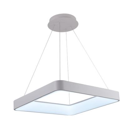 LED ljusreglerad ljuskrona på textilsladd LED/55W/230V 3000-6500K vit + fjärrkontroll