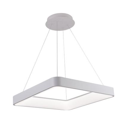 LED ljusreglerad ljuskrona på textilsladd LED/55W/230V 3000-6500K vit + fjärrkontroll