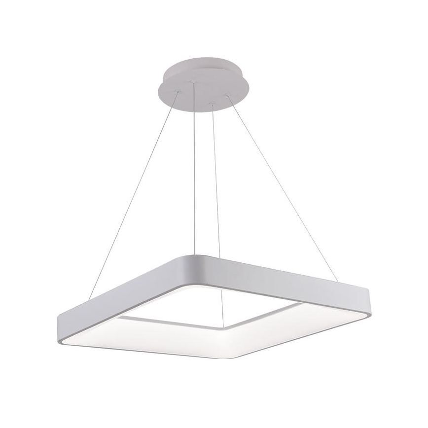 LED ljusreglerad ljuskrona på textilsladd LED/55W/230V 3000-6500K vit + fjärrkontroll