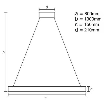 LED Ljusreglerad kristall ljuskrona på snöre LED/60W/230V 3000-6500K guld + fjärrkontroll