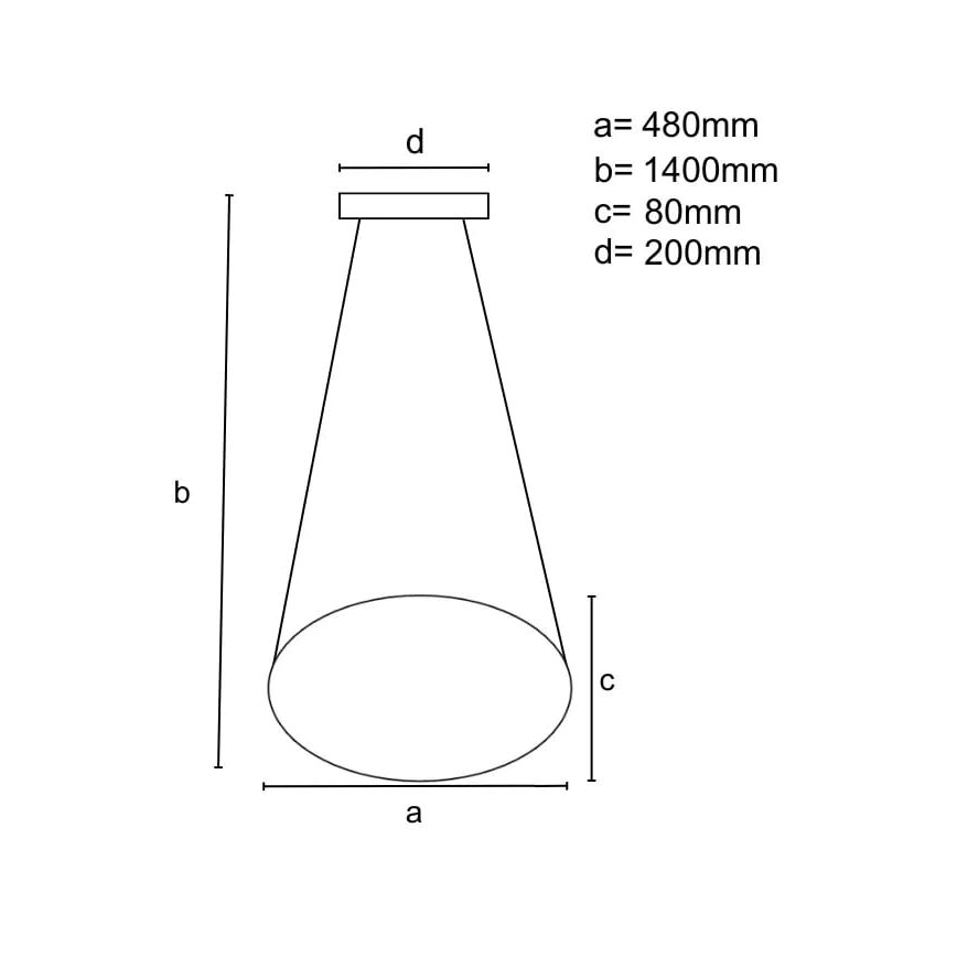 LED ljusreglerad ljuskrona på textilsladd LED/65W/230V 3000-6500K brun + fjärrkontroll