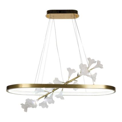 LED ljusreglerad ljuskrona på textilsladd LED/65W/230V 3000-6500K + fjärrkontroll