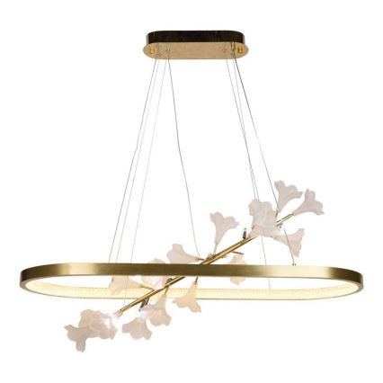 LED ljusreglerad ljuskrona på textilsladd LED/65W/230V 3000-6500K + fjärrkontroll