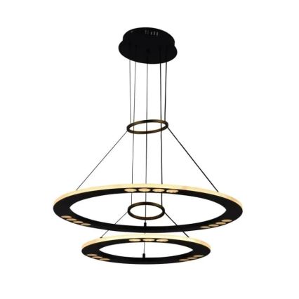 LED ljusreglerad ljuskrona på textilsladd LED/65W/230V 3000-6500K + fjärrkontroll