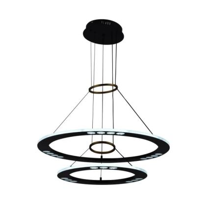LED ljusreglerad ljuskrona på textilsladd LED/65W/230V 3000-6500K + fjärrkontroll