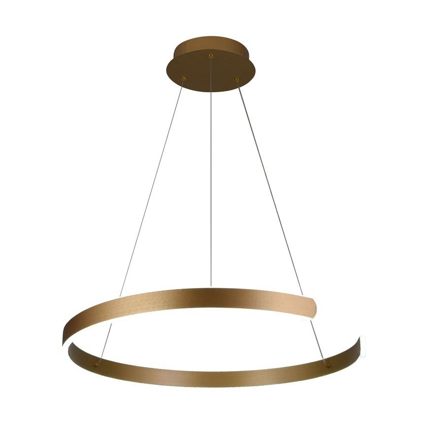 LED ljusreglerad ljuskrona på textilsladd LED/70W/230V 3000-6500K diameter 60 cm + fjärrkontroll