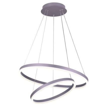 LED ljusreglerad ljuskrona på textilsladd LED/70W/230V 3000-6500K + fjärrkontroll