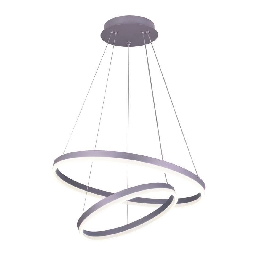 LED ljusreglerad ljuskrona på textilsladd LED/70W/230V 3000-6500K + fjärrkontroll