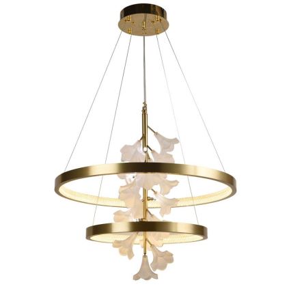 LED ljusreglerad ljuskrona på textilsladd LED/70W/230V 3000-6500K + fjärrkontroll