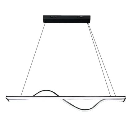 LED ljusreglerad ljuskrona på textilsladd LED/70W/230V 3000-6500K + fjärrkontroll