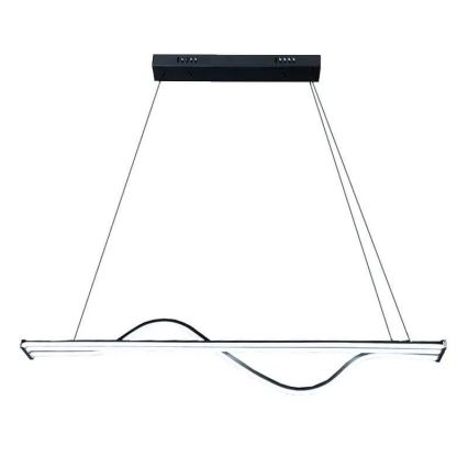 LED ljusreglerad ljuskrona på textilsladd LED/70W/230V 3000-6500K + fjärrkontroll