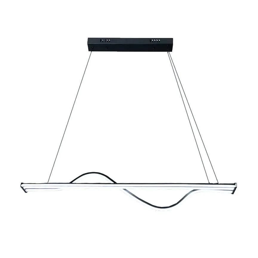 LED ljusreglerad ljuskrona på textilsladd LED/70W/230V 3000-6500K + fjärrkontroll
