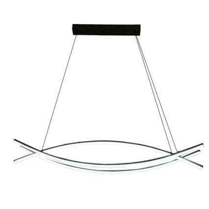 LED ljusreglerad ljuskrona på textilsladd LED/70W/230V 3000-6500K + fjärrkontroll