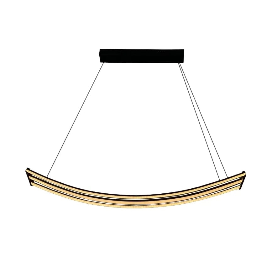 LED ljusreglerad ljuskrona på textilsladd LED/70W/230V 3000-6500K + fjärrkontroll