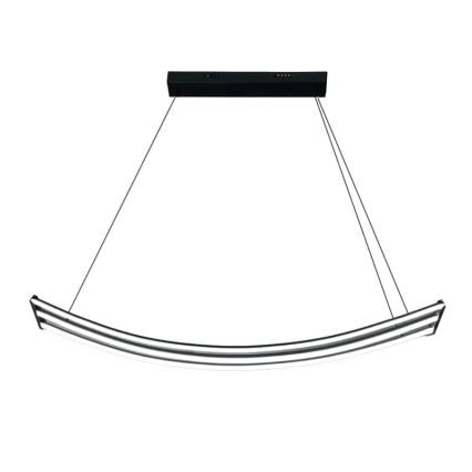 LED ljusreglerad ljuskrona på textilsladd LED/70W/230V 3000-6500K + fjärrkontroll