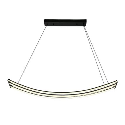 LED ljusreglerad ljuskrona på textilsladd LED/70W/230V 3000-6500K + fjärrkontroll