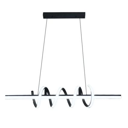 LED ljusreglerad ljuskrona på textilsladd LED/70W/230V 3000-6500K + fjärrkontroll