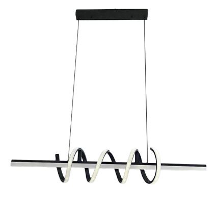 LED ljusreglerad ljuskrona på textilsladd LED/70W/230V 3000-6500K + fjärrkontroll