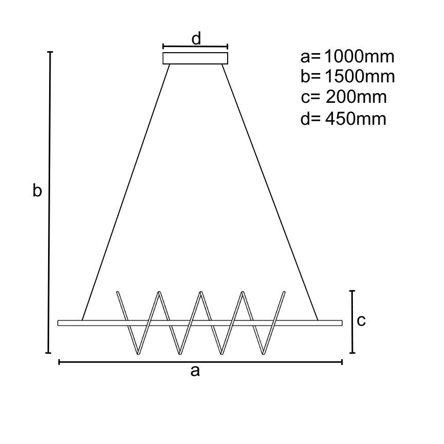 LED ljusreglerad ljuskrona på textilsladd LED/70W/230V 3000-6500K + fjärrkontroll