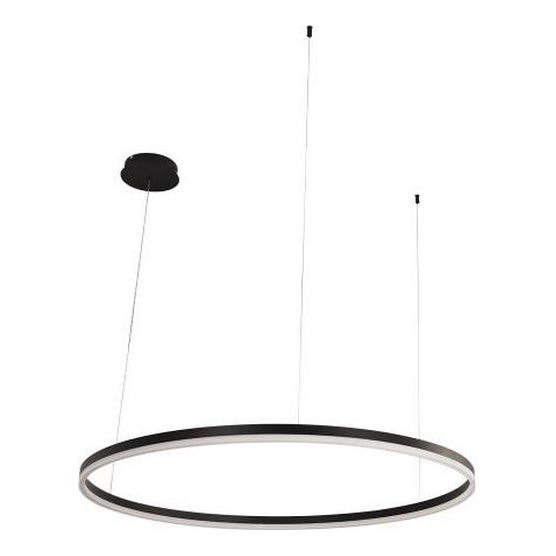 LED ljusreglerad ljuskrona på textilsladd LED/72W/230V 3000-6500K + fjärrkontroll